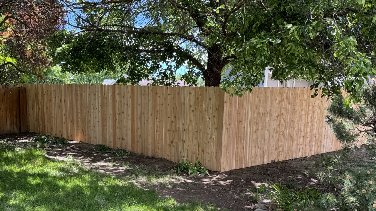 Wood Fence Installation in Boise by Equinox Fence